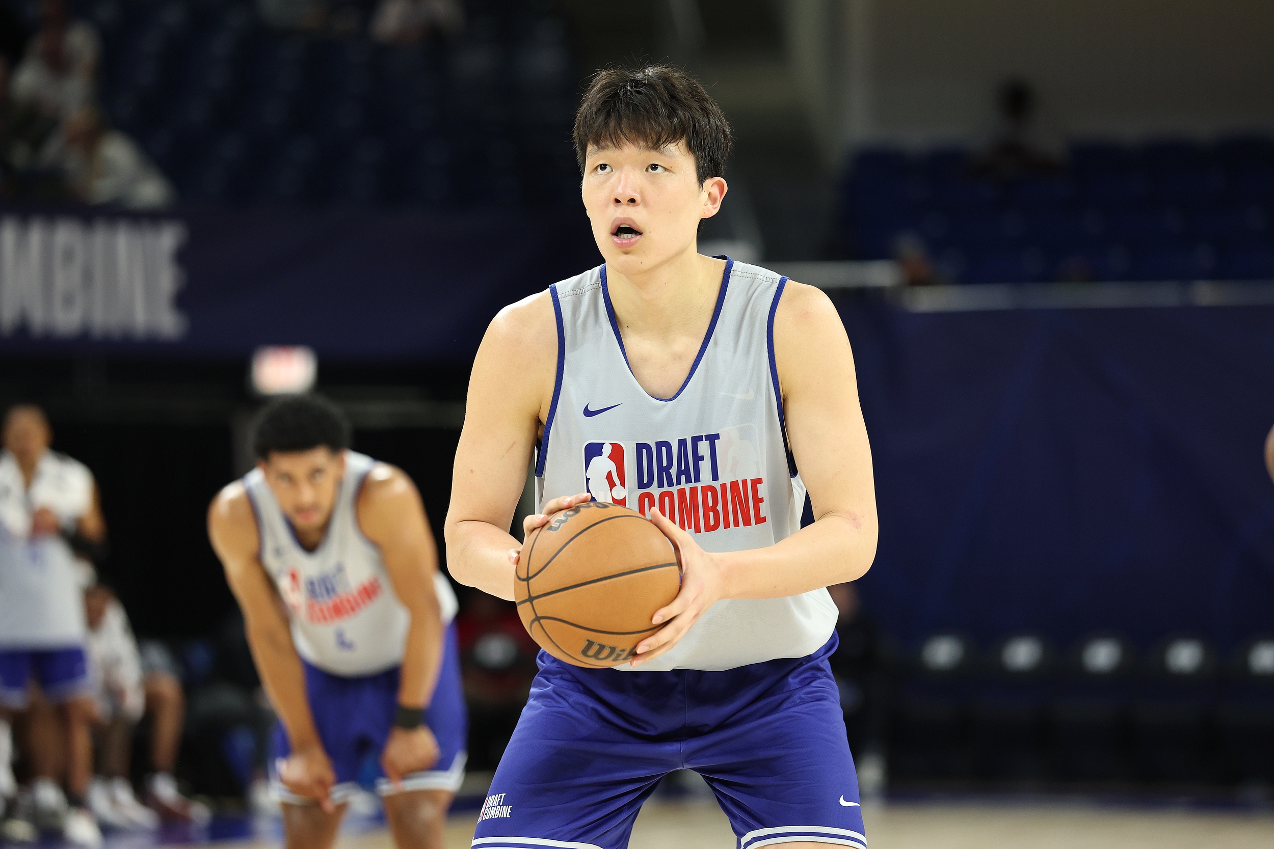 够努力！媒体人：杨瀚森来到波特兰第二天就开始训练