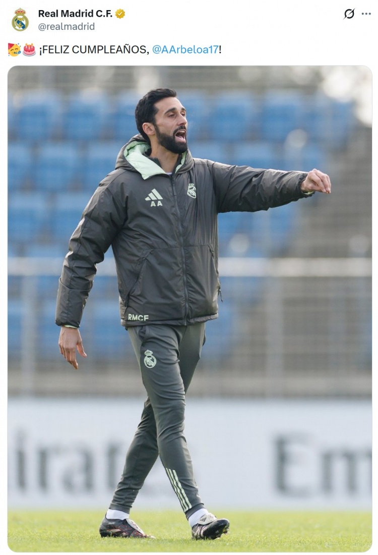 开云体育平台-皇马官方祝阿韦洛亚43岁生日快乐，今晚将迎来伯纳乌执教首秀
